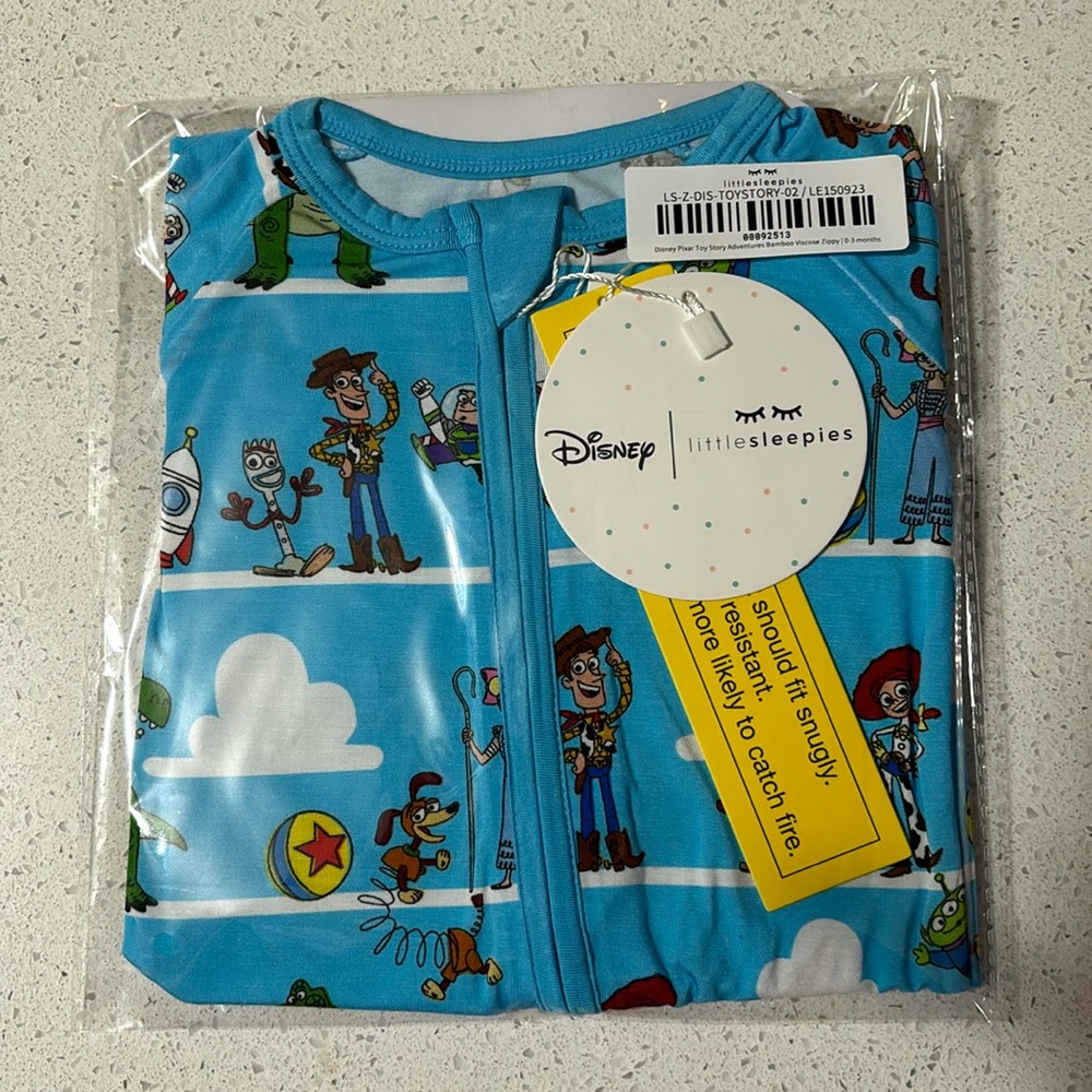 Little Sleepies Toy Story Zippy 0-3 months